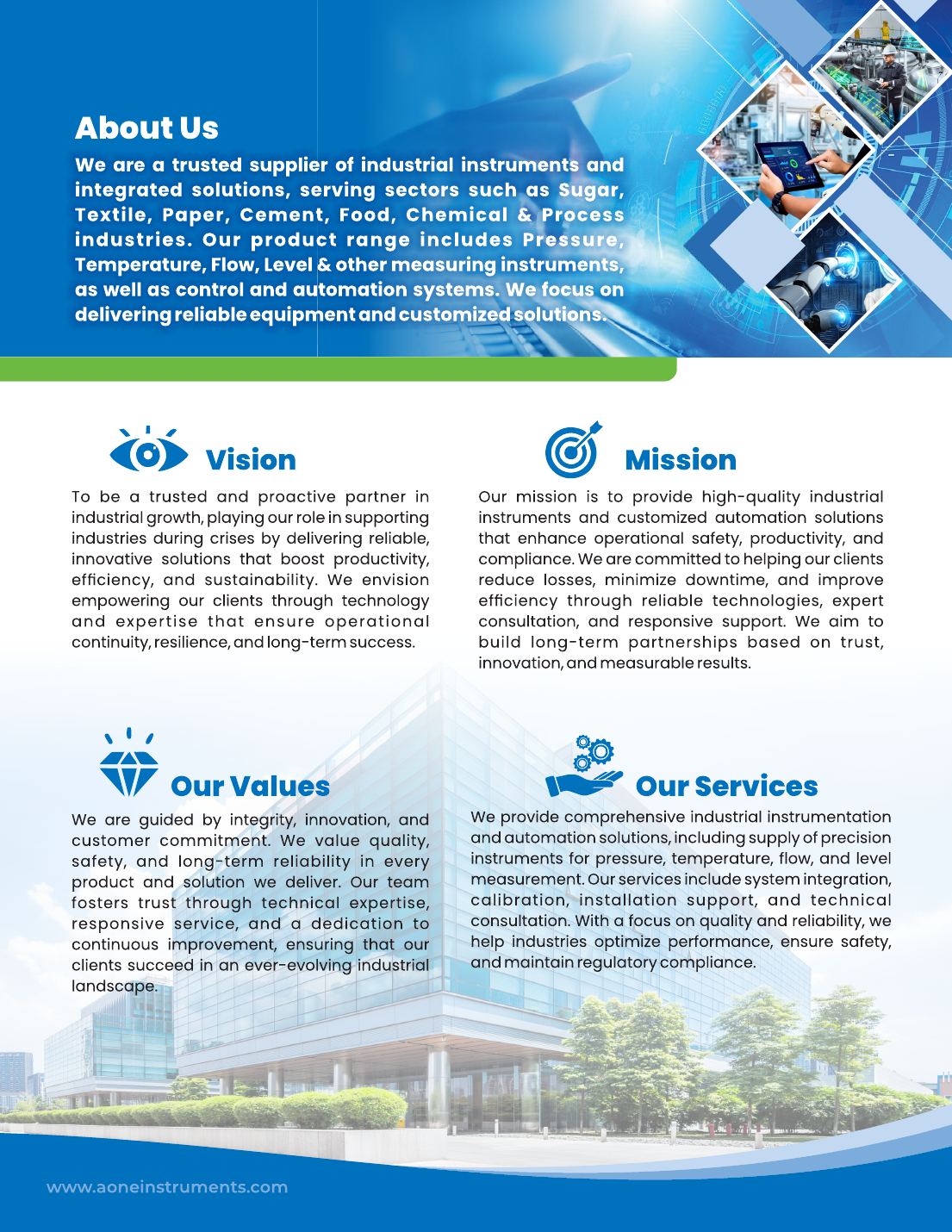 Catalogue page 2 — About Us