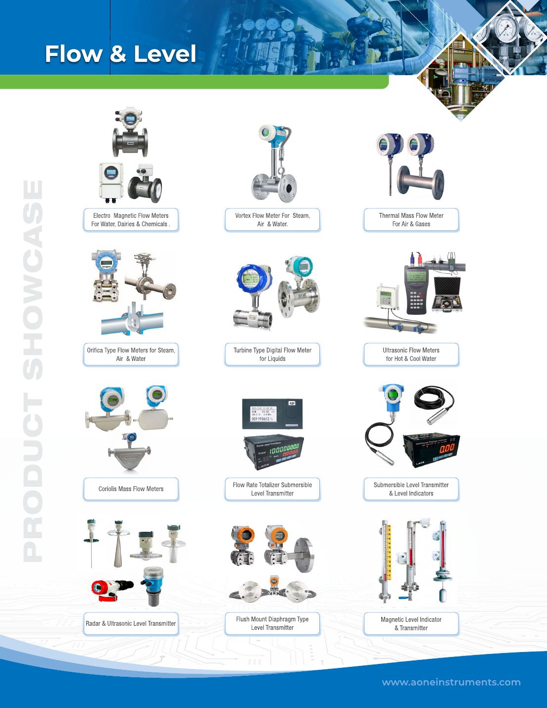 Catalogue page 3 — Flow & Level