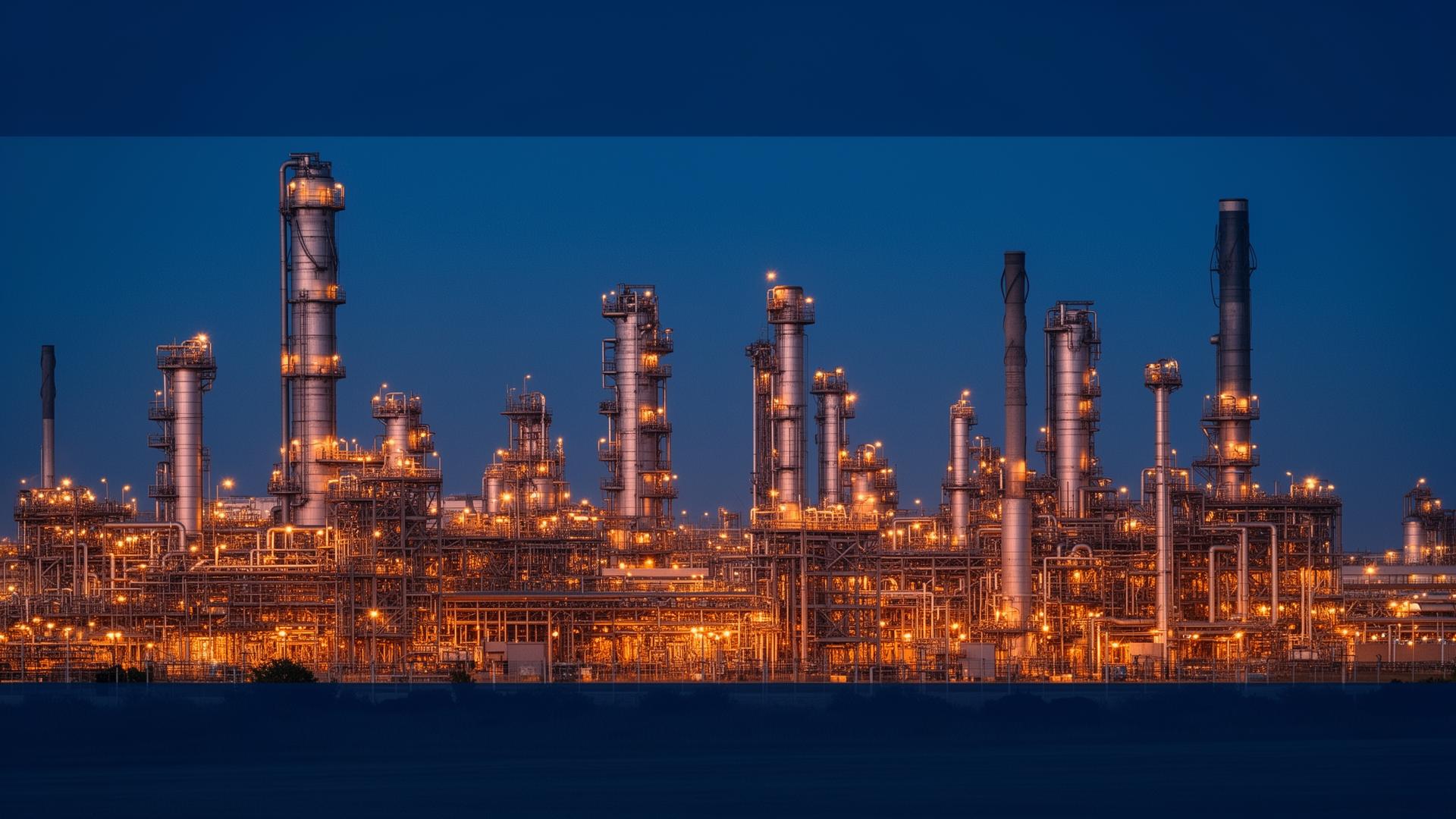 Industrial automation plant with pipelines and control instrumentation